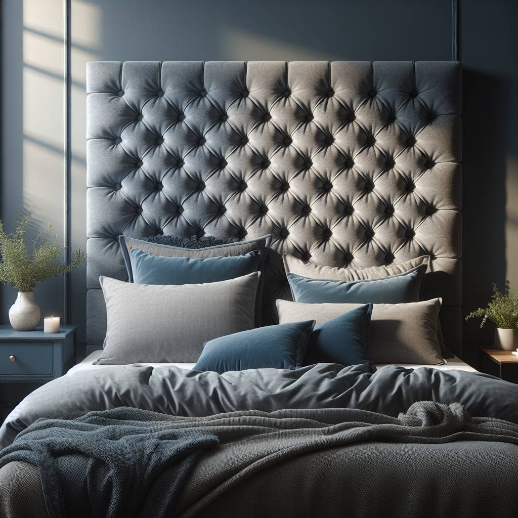 featured a guide to making a diy upholstered headboard