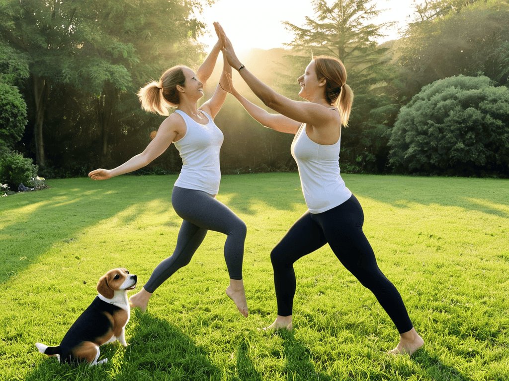Embracing Fitness Lifestyle outdoors