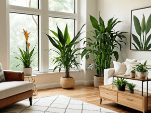 Indoor plants in a healthier home
