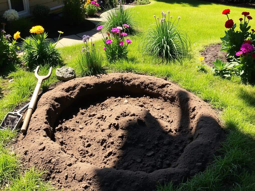digging pit