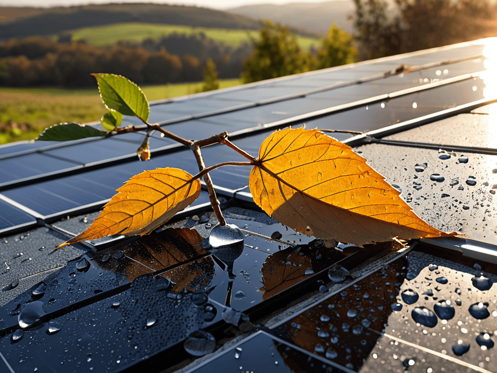 Cleaning Solar Panels Naturally
