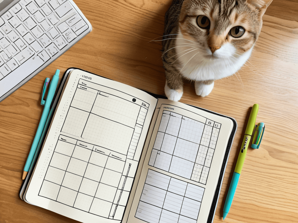 Purrfectly Planned Hobonichi Techo Tips