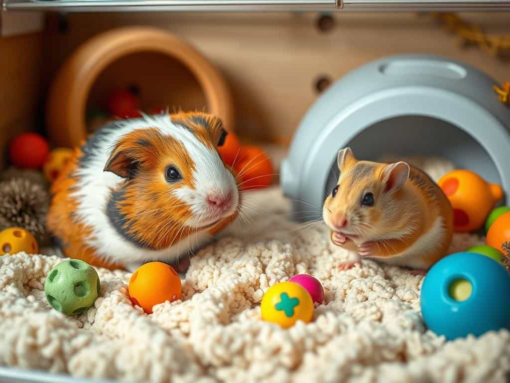 small mammals like guinea pigs and hamsters for busy individuals