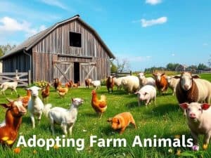 Adopting farm animals