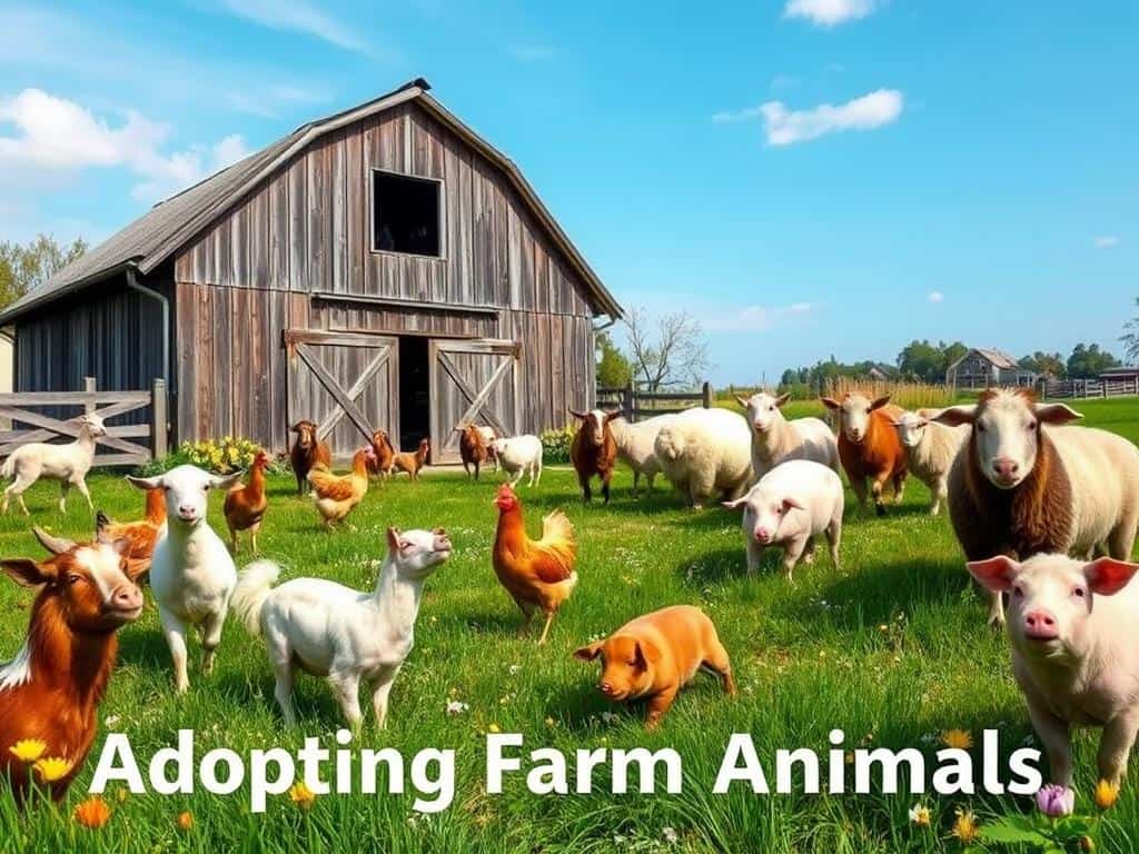 Adopting farm animals