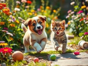 Pet playtime