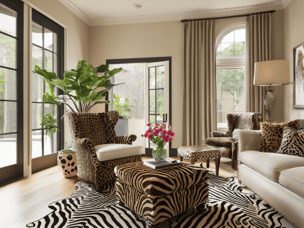 Embracing Animal Print Accents