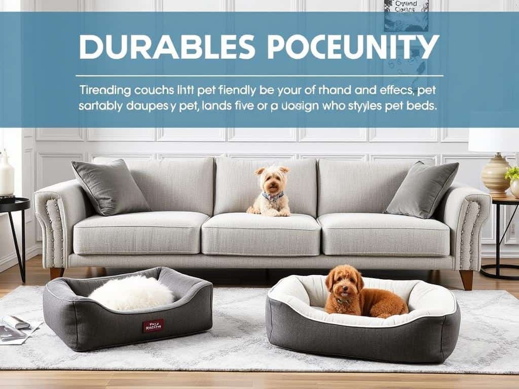 Durable couches and stylish pet beds