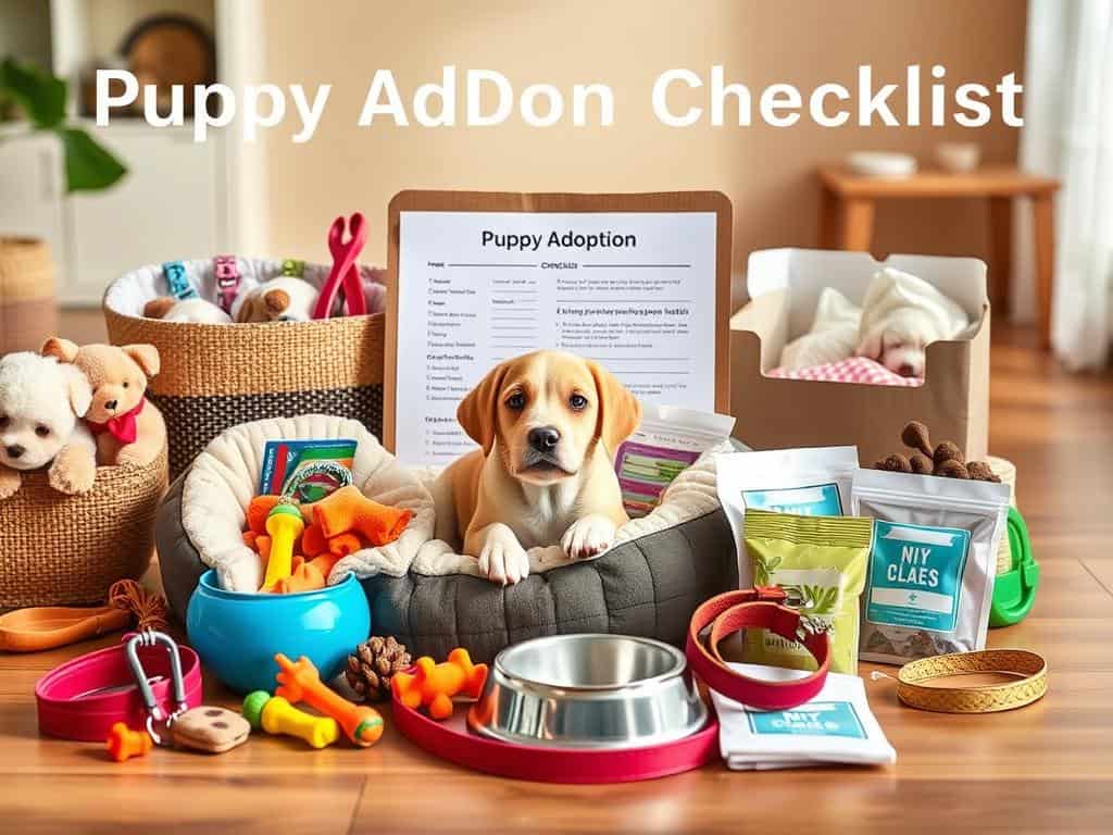 Puppy adoption checklist