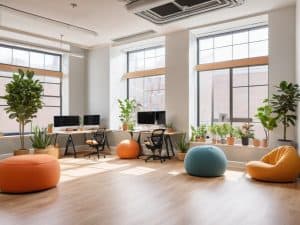 Neuro-inclusive workspace design concept