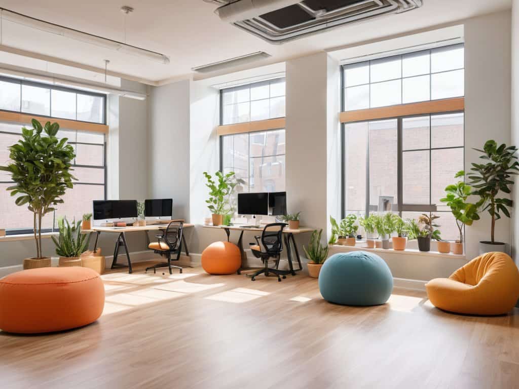 Neuro-inclusive workspace design concept