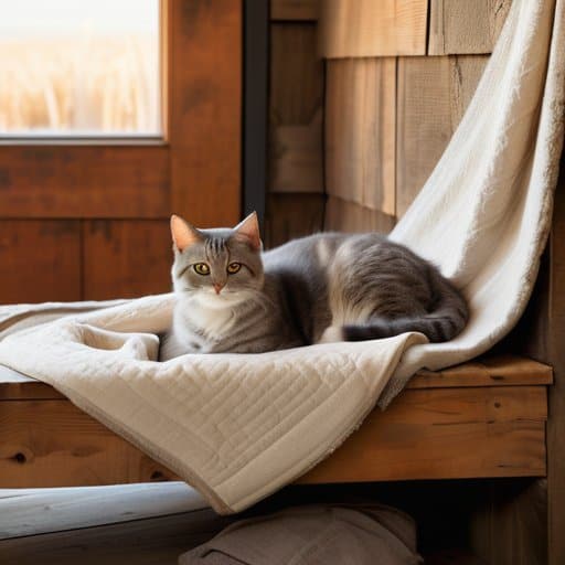 Project Overview: cozy farm blanket for cat
