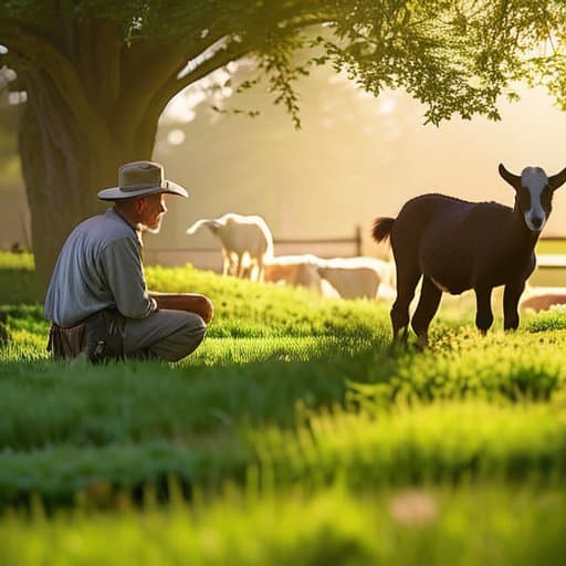 Wrapping It All Up: serene goat meditation