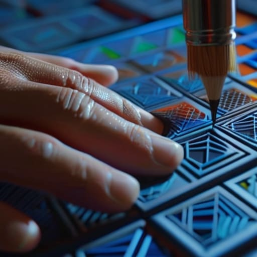 Mathematical Predictability in Visual Arts vs the Human Spark